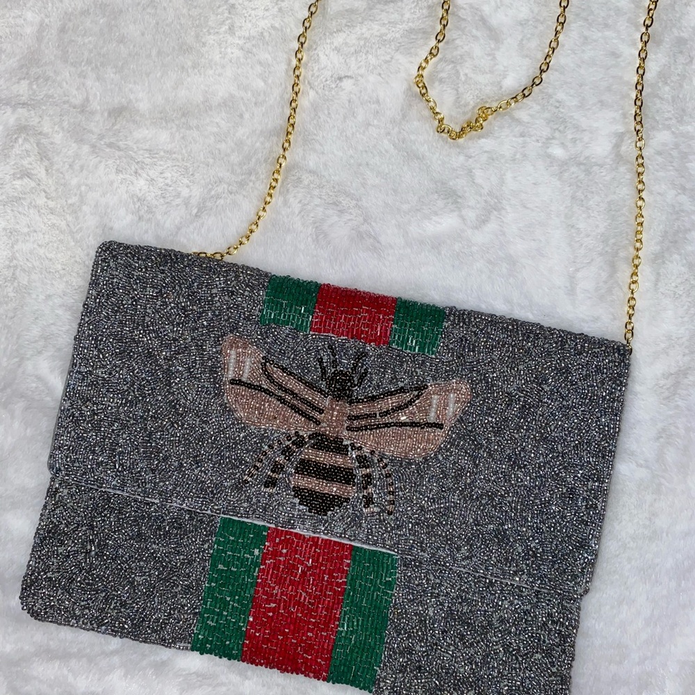 Beaded crossbody
